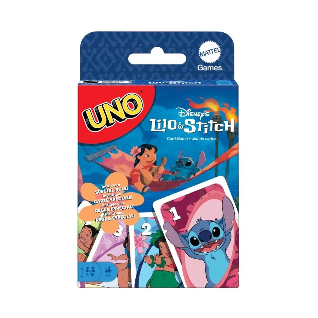 Uno Disney Lilo E Stitch Jogo Cartas Baralho Original Mattel Brinquedo Família Criança Divertido