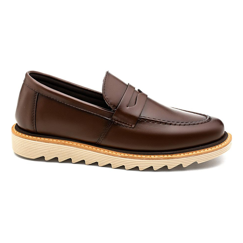Sapato Casual Loafer Tratorado Confort Premium Masculino Estilo Moderno Confortável