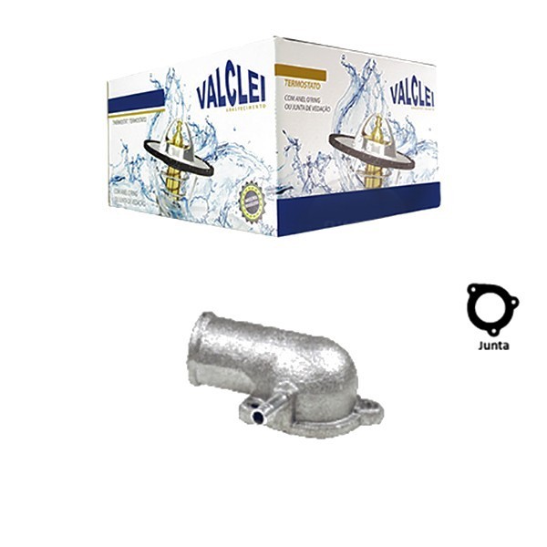 Flange Válvula Termostática Gol 1989 A 1996 / Logus 1993 A 1994 / Parati 1989 A 1993 / Saveiro 1989 A 1993