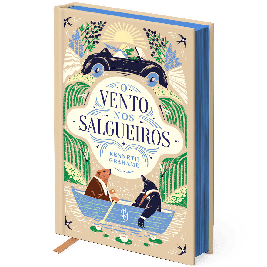 Capa do livro Livro - O Vento nos Salgueiros - por Kenneth Grahame - Editora Darkside