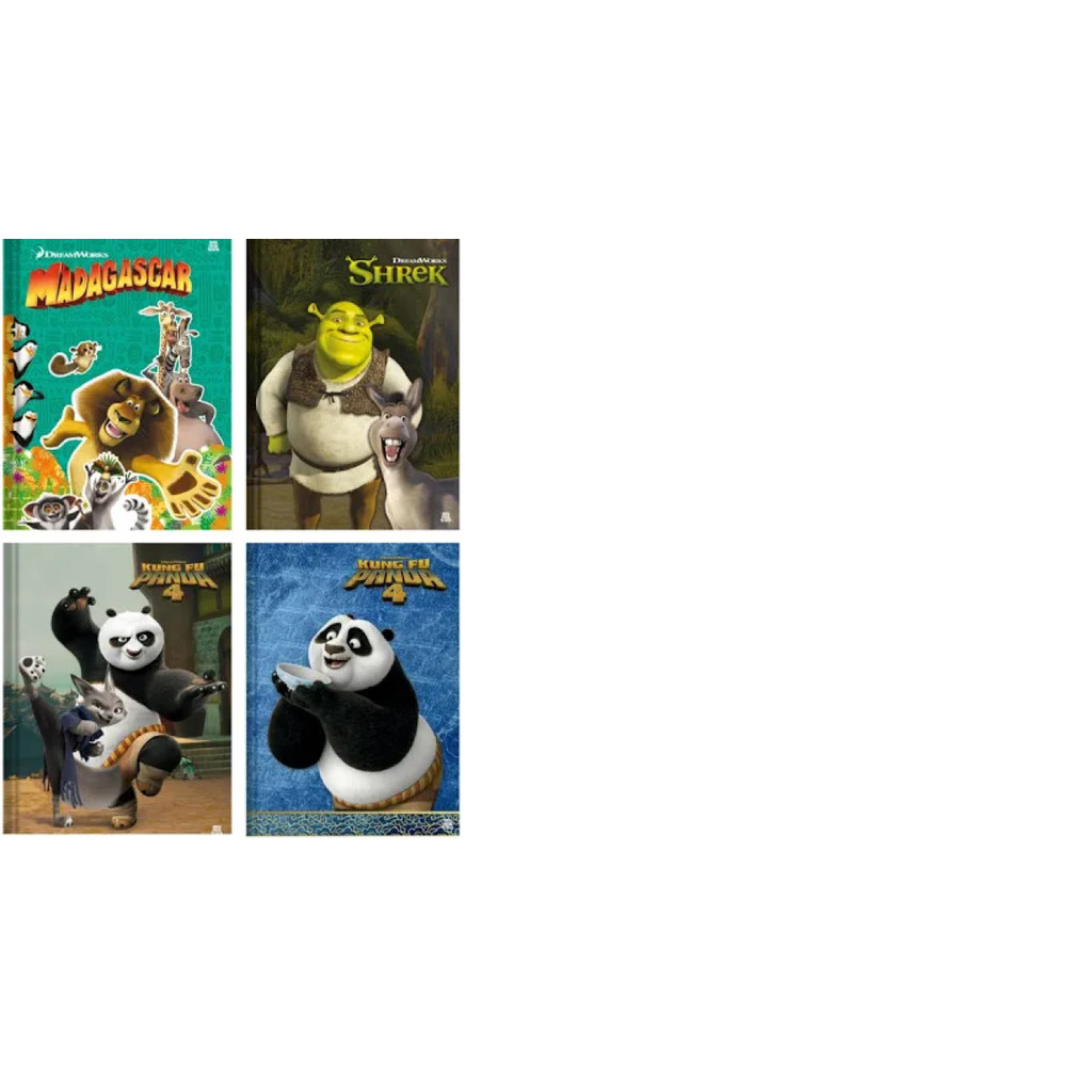 CADERNO BROCHURA DREAMWORKS 1 MATERIA- 10779