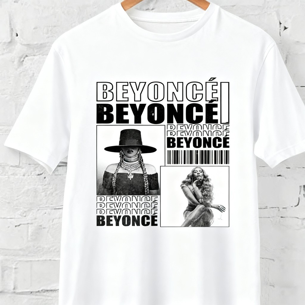 Max Okavango Unisex oversized streetwear camiseta Masculina e Feminina Beyoncé estampa retro collage