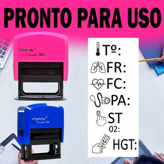 Carimbo Sinais Vitais em Oferta na Shopee
