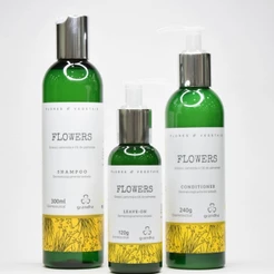 Grandha Flowers 1 Shampoo 1 Cond. 1 Leave-on - Flores E Vegetais Kit C3