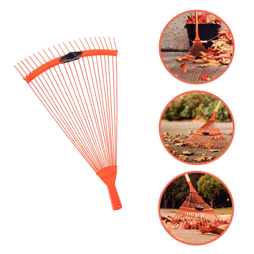 Vassoura Rastelo Jardinagem 22 Dentes Ferro Grama Tramontina Cor Laranja ( Sem Cabo) em Oferta na Shopee