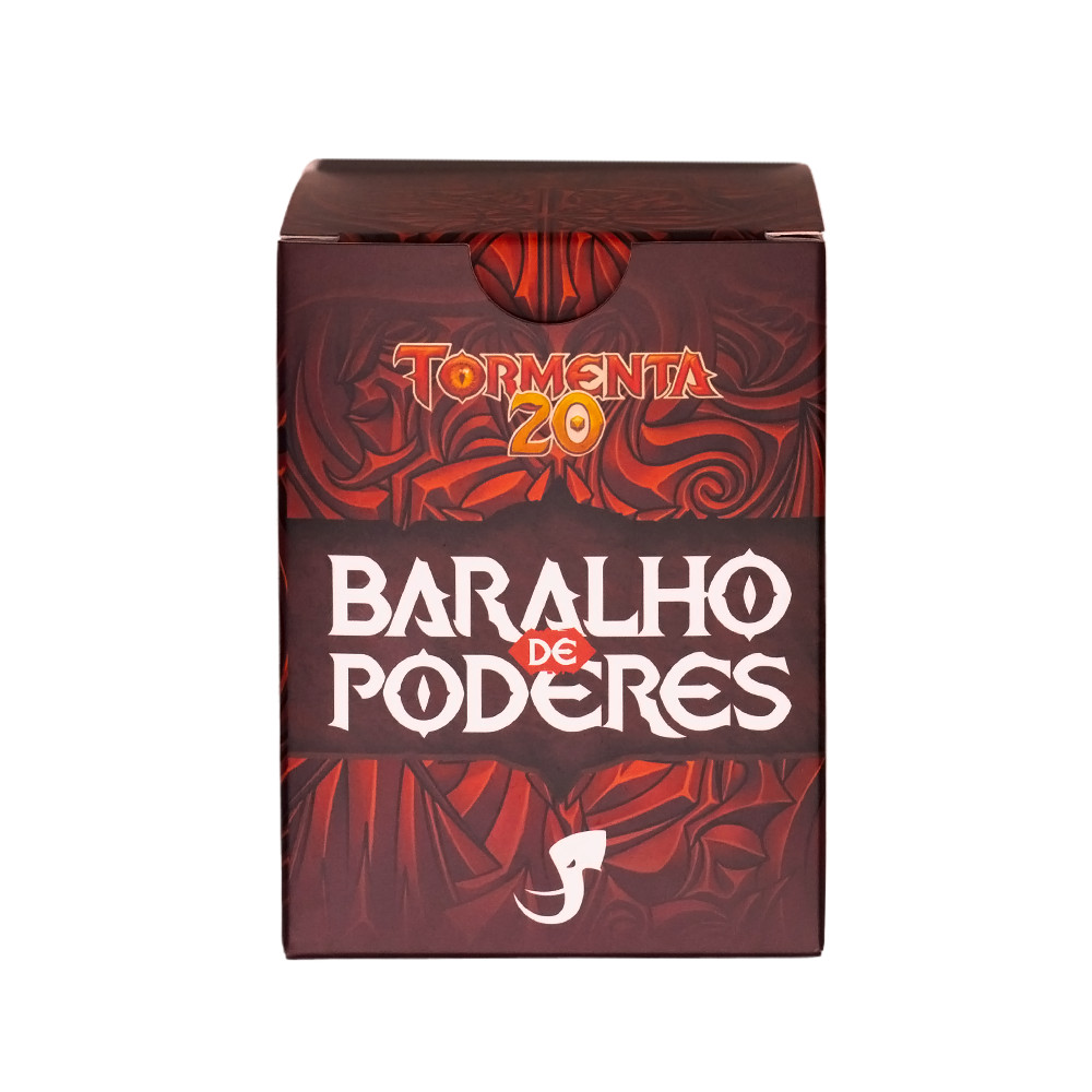 Capa do livro Livro - Tormenta20 - Baralho de Poderes - Editora Jambô