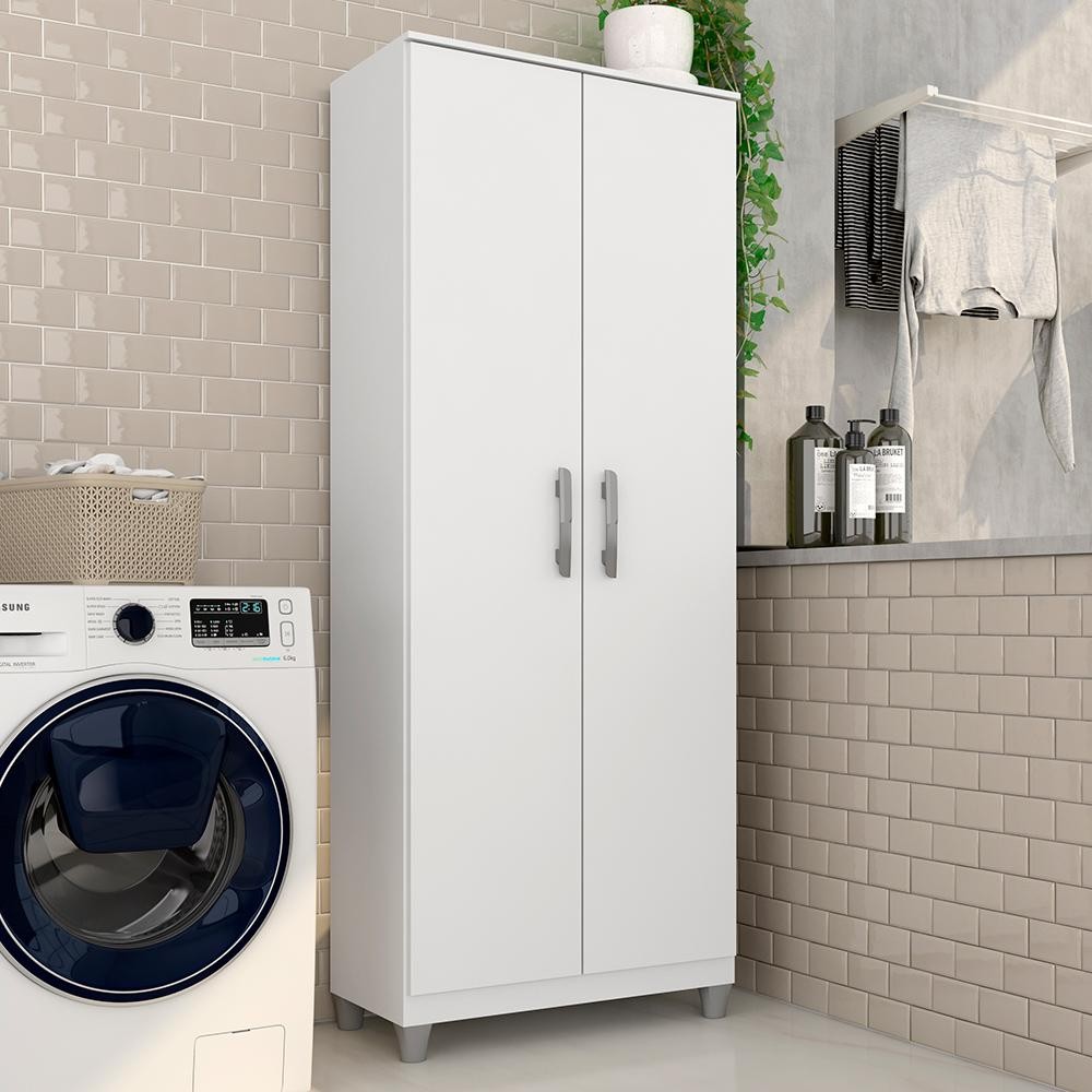 Armário Multiuso Organizador Sapateira 2 Portas Helen Branco - M.a em Oferta na Shopee