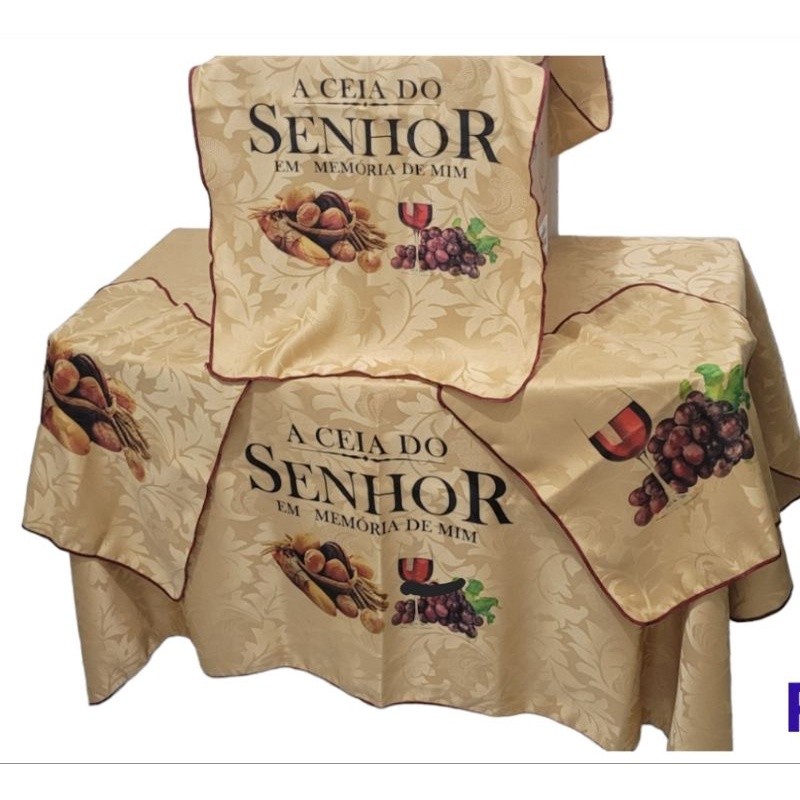 Kit Mesa Santa Ceia Dourado: Onde Comprar | BuscaProdutos