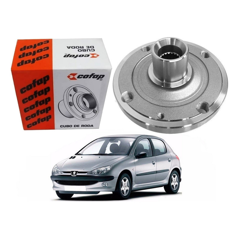 Cubo Roda Dianteira Cofap 206 1.6 8v 1999 A 2003