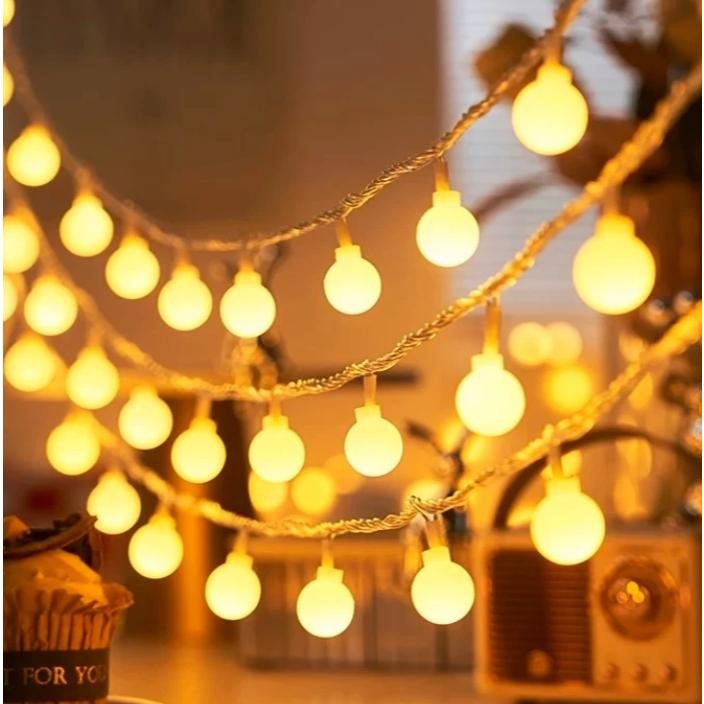 Granfei Luzes LED em cordão iluminação 10metros de comprimento  66lâmpada decoração festas de Natal em Oferta na Shopee