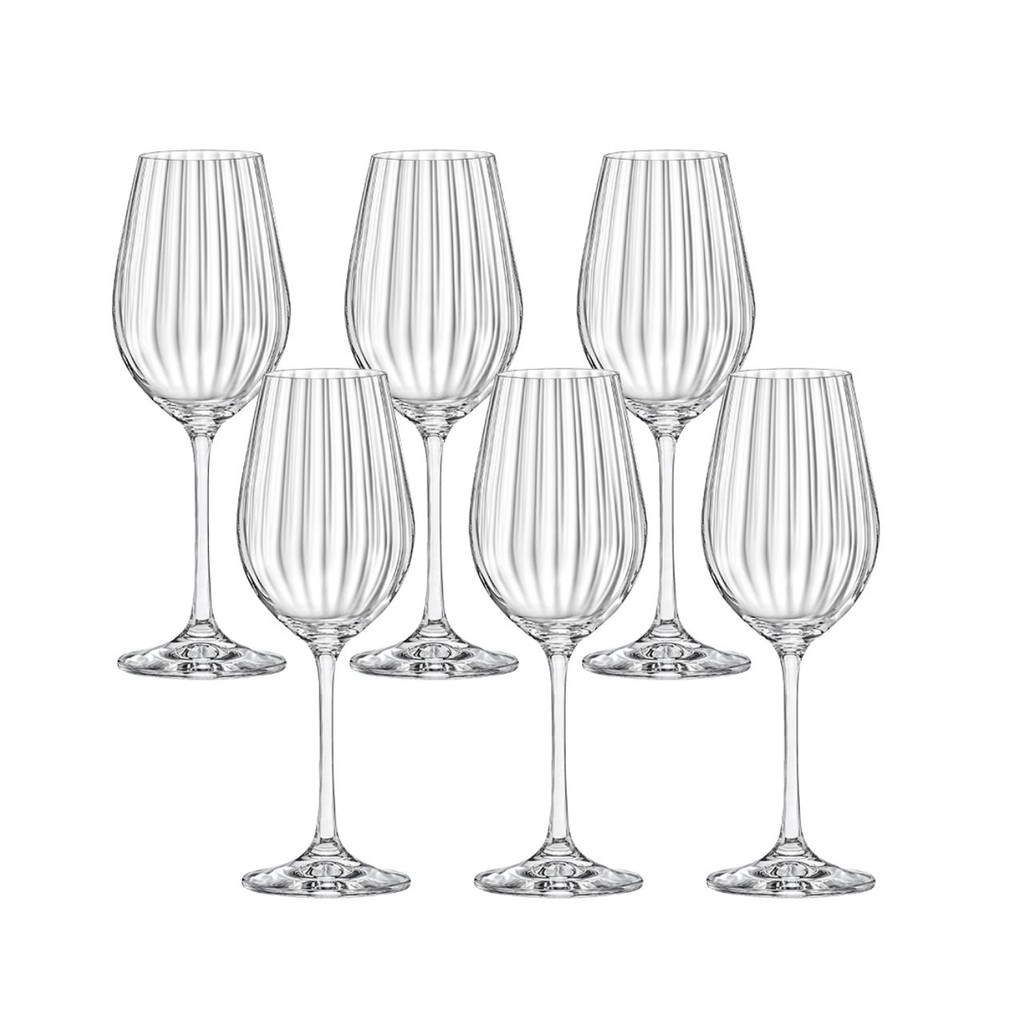 Jogo de 6 Taças Em Cristal para Vinho Dream 450ml – Haus Concept - Taças Tipo Bohemia em Oferta na Shopee