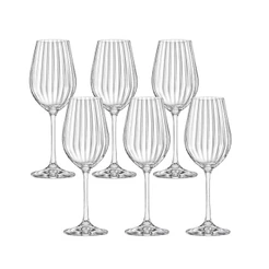 Jogo de 6 Taças Em Cristal para Vinho Dream 450ml – Haus Concept - Taças Tipo Bohemia
