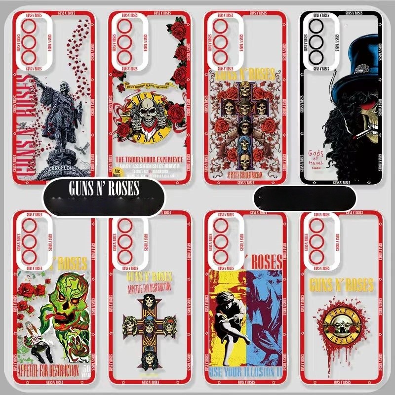 Capa de Telefone Guns N' Roses para Samsung Galaxy A56 5G A55 A16 A06 A15 A53 A54 A34 A35 A14 A54 A23 A32 A33 5G Capa de