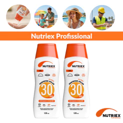 Kit 2 Protetor Solar Nutriex Fps 30 Toque Seco 120ml Oil Free Hipoalergênico