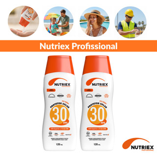 Kit 2 Protetor Solar Nutriex Fps 30 Toque Seco 120ml Oil Free Hipoalergênico em Oferta na Shopee