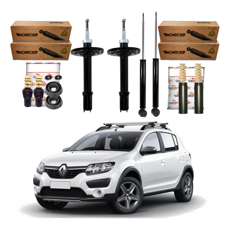 Kit Amortecedor Dianteiro Traseiro Sandero 1.6 2015 A 2019 em Oferta na Shopee