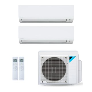 Ar-Condicionado Multi Split Inverter Daikin 18.000 BTUs (1x Evap HW 9.000 + 1x Evap HW 12.000) Quente/Frio 220V em Oferta na Shopee