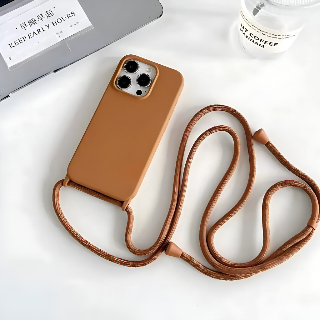 Capinha Case Com Alça Para iPhone Todos Modelos