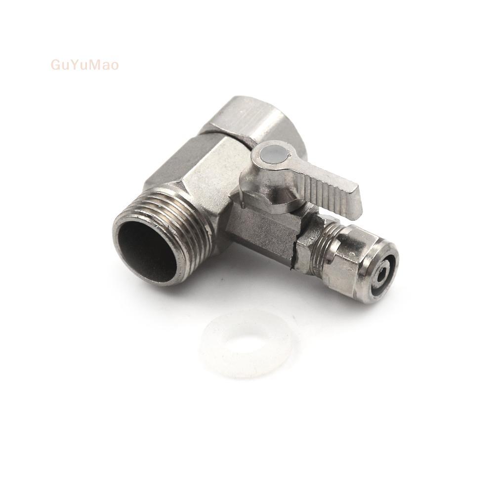 (gGUYU) Novo Adaptador Purificador De Filtro De Água De Alimentação RO 1/2'A 3/8 Válvula De Esfera Torneira Segura BR