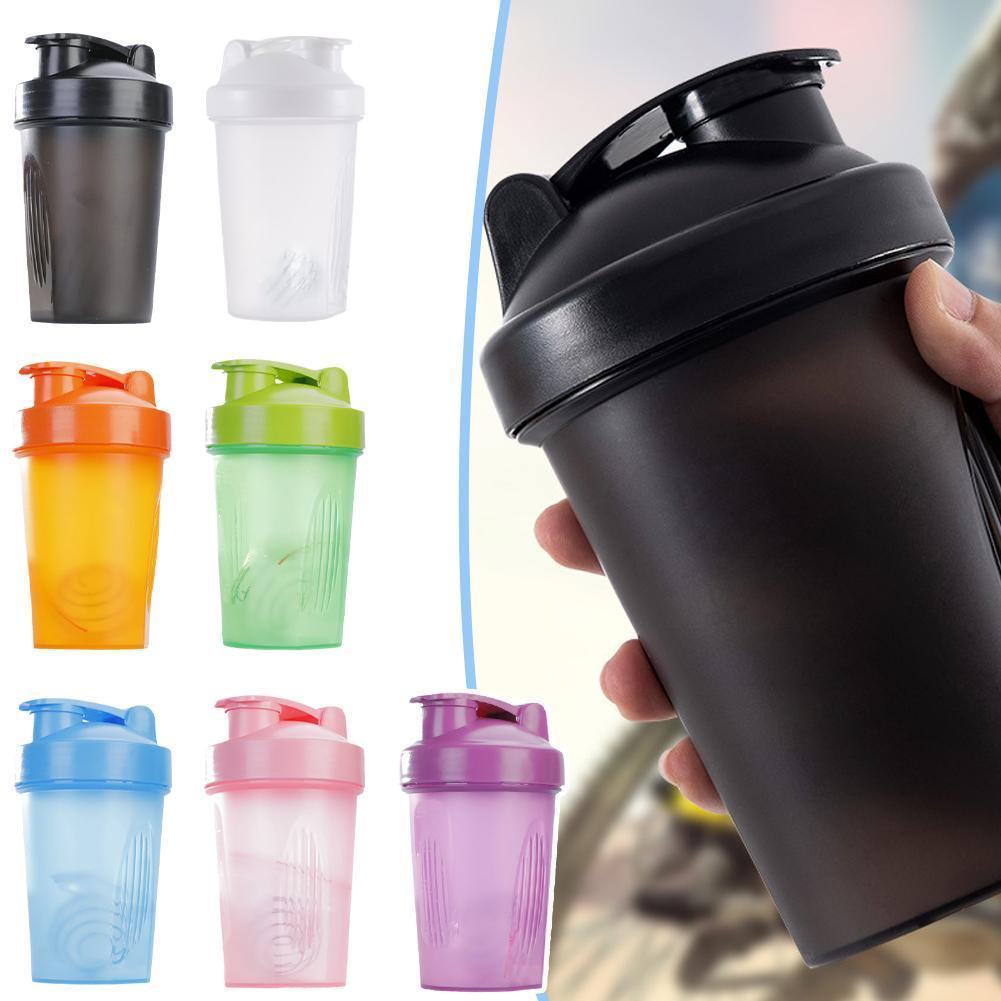 Shaker Garrafas Coloridas Proteína De Soro De Leite Em Pó Mistura Garrafa Portátil Fitness Copo Plástico J7n4