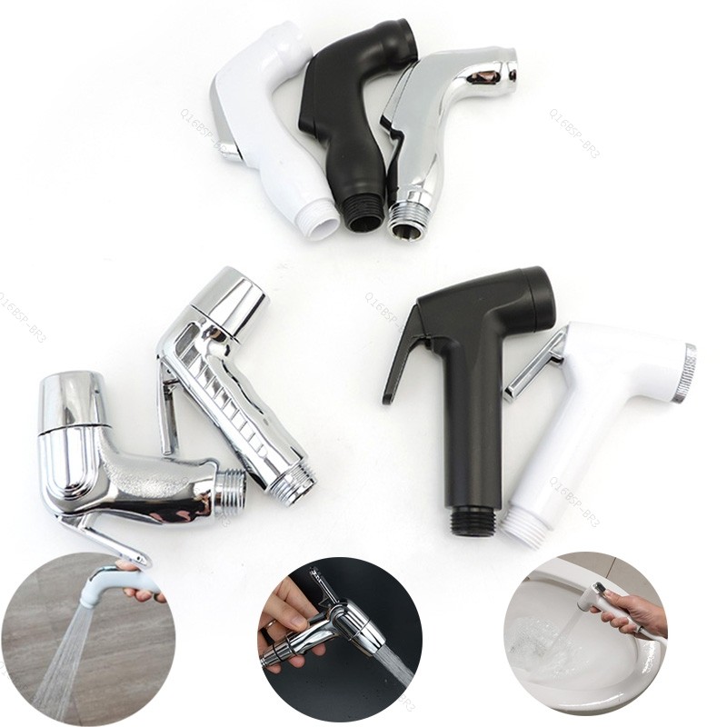 Torneira De Bidê De Plástico ABS Spray Pulverizador De Vaso Sanitário Bico Cabeça De Chuveiro Mão Banheiro WC Auto Limpe