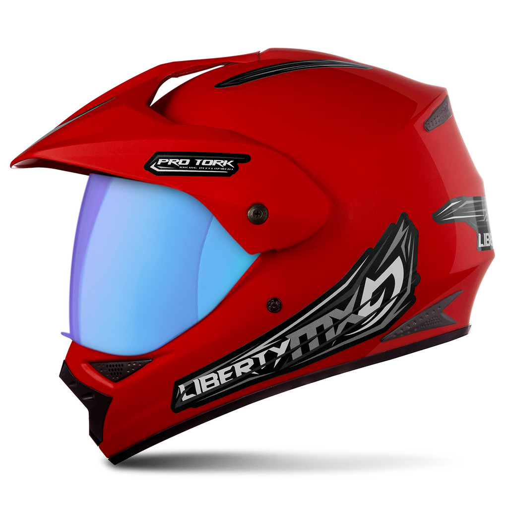 Capacete Fechado Integral Pro Tork Liberty Mx Vision Pro Viseira Camaleão Masculino e Feminino