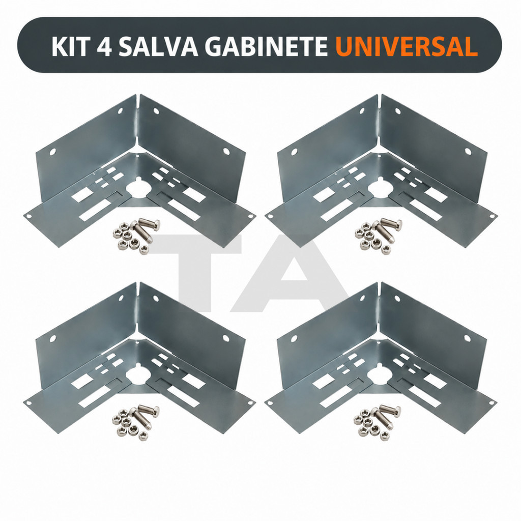 Kit 4 Conserta Salva Gabinete Recupera Para Maquina De Lavar Roupa Universal Completo