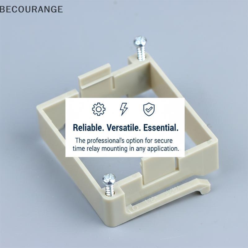 BEC 5 10 Peças FTRA03 Bule De Montagem De Relé De Tempo Para H3CR H3BA AH5E DH48S Y92F 30 Antiferrugem Instalação Simple