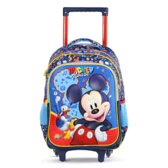 Mochila Com Rodas Escolar Xeryus 16 Mickey 13280 Azul - Infantil