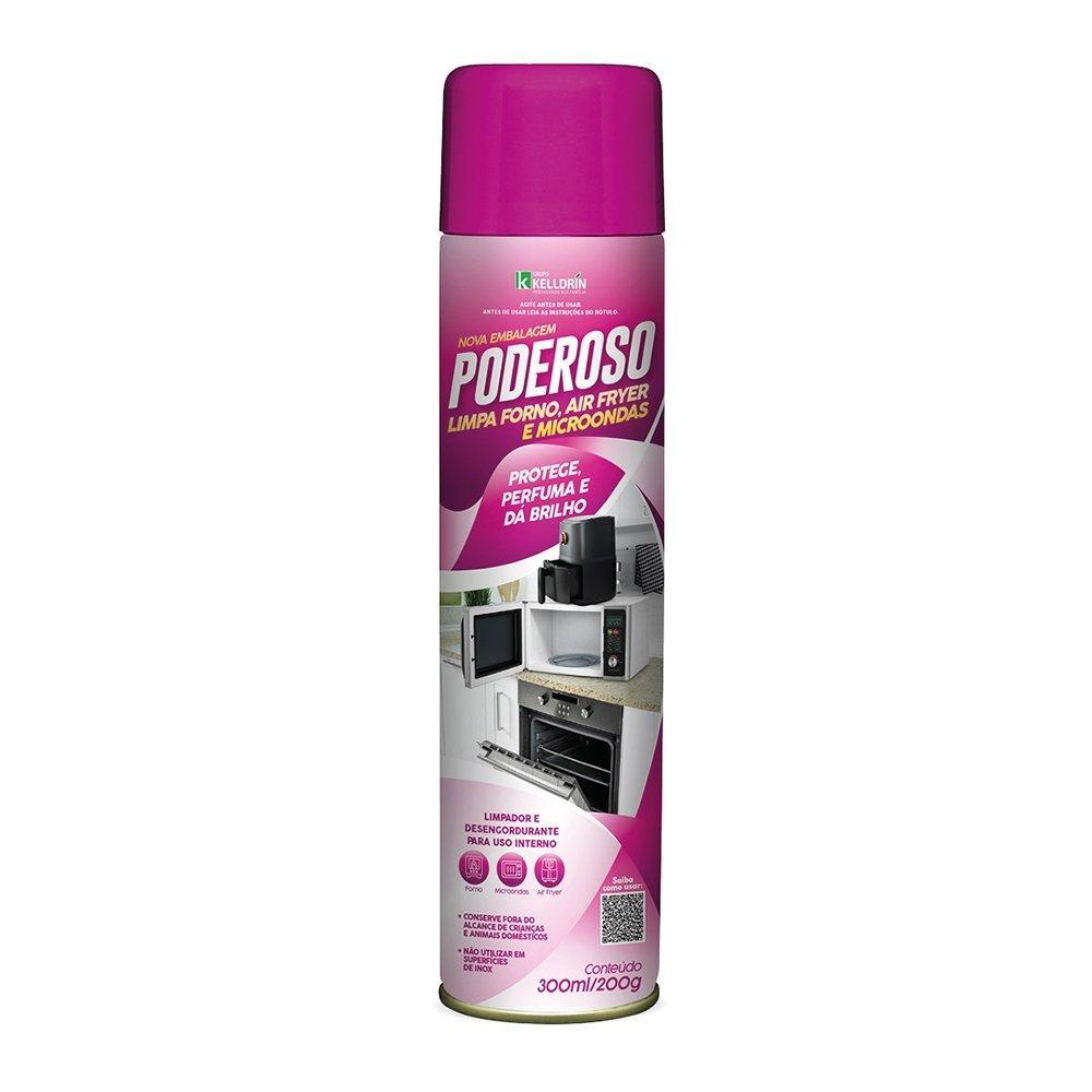 Limpador Desengordurante Poderoso Limpa Forno e Microondas Aerosol 300ml/200g