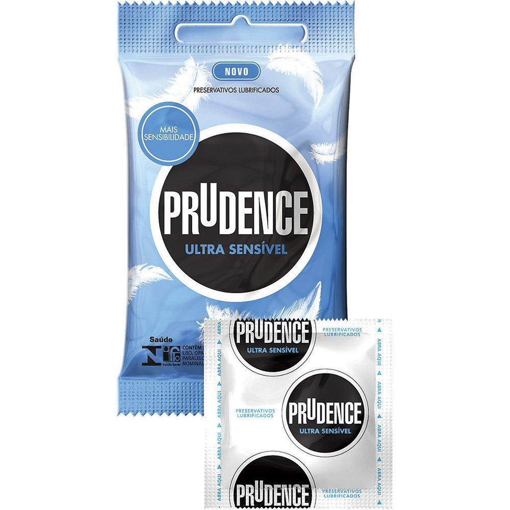 Preservativo Prudence Ultra Sensível - 12 pacotes c/ 3 unidades