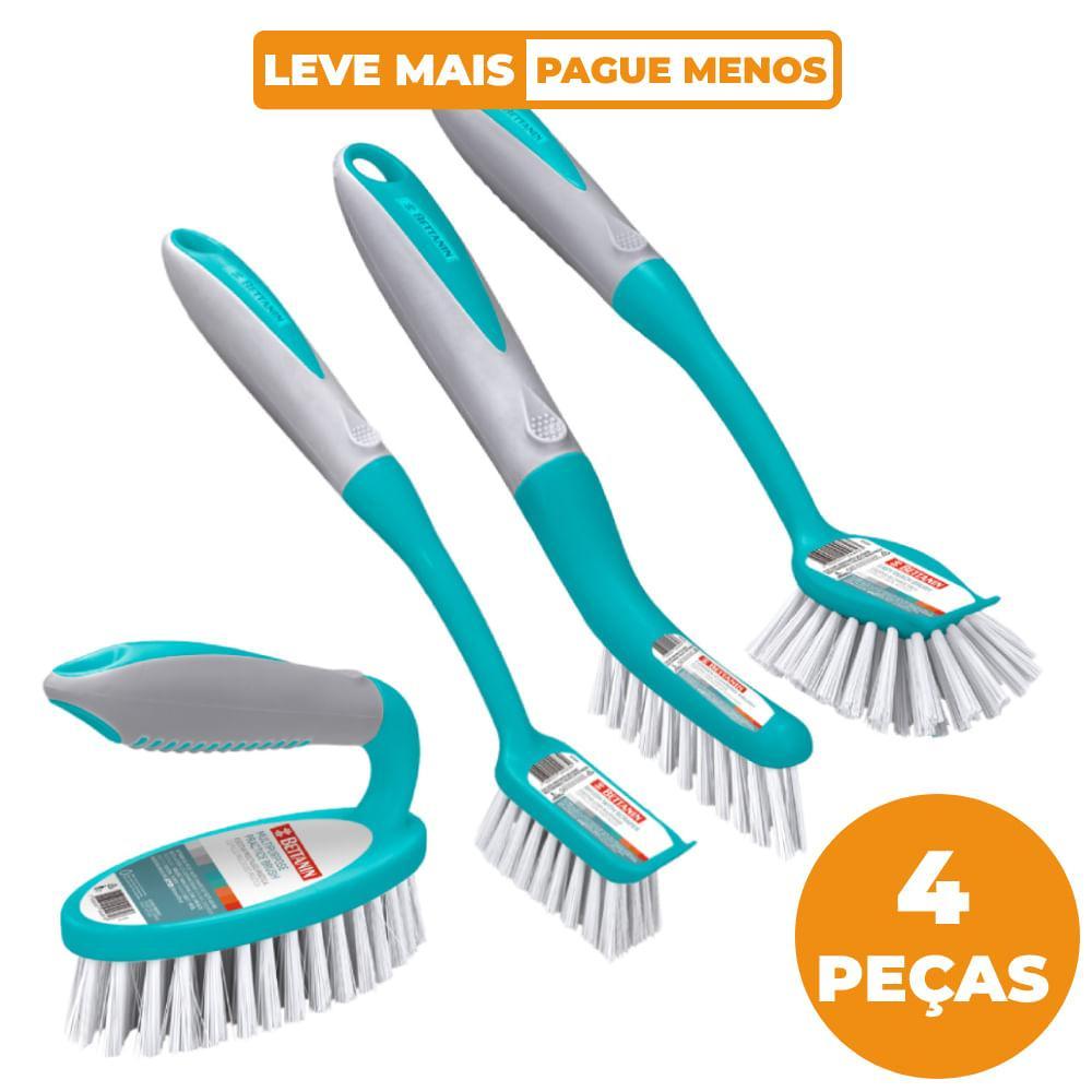 Kit de Escovas de Limpeza 4 Unidades Bettanin