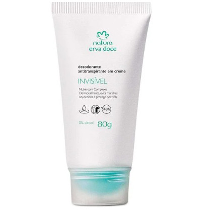 Desodorante em Creme Natura Erva Doce Anti transpirante 80g