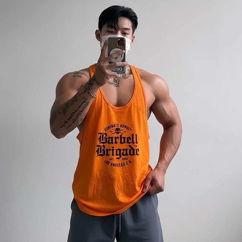 MCPW Colete de Fitness americano em forma de I masculino esportes lazer absorvente de suor respirável Trai231215C