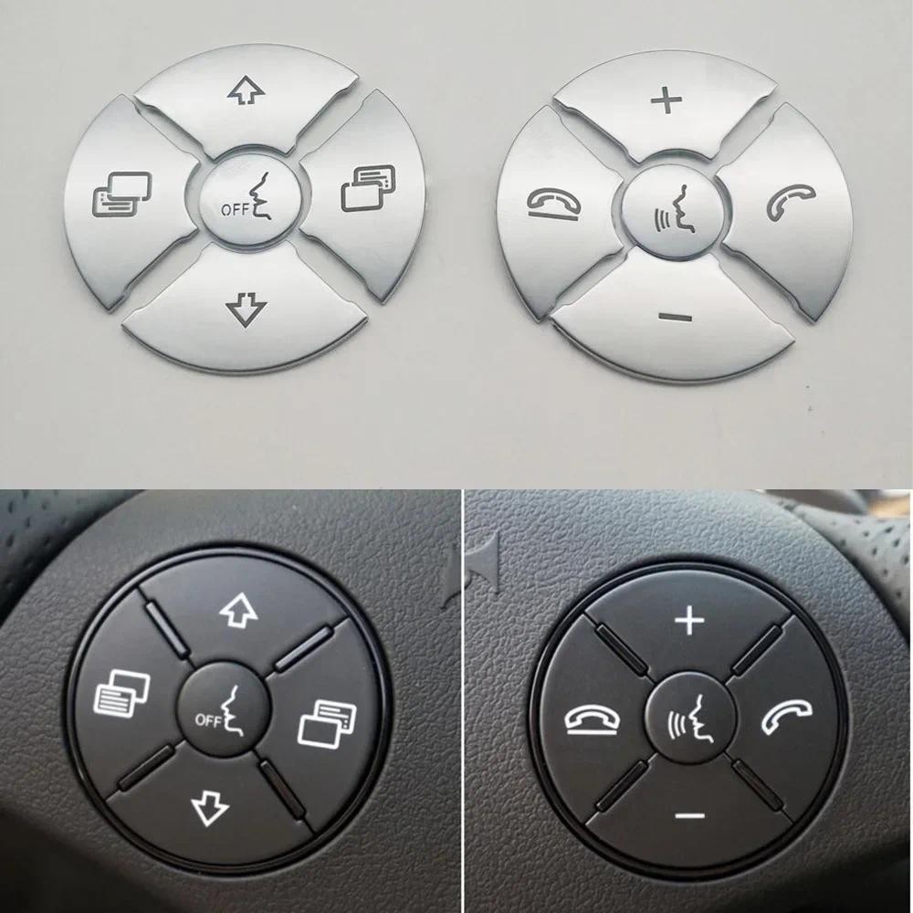 Modelo De Volante Botão Interruptor Adesivo Capa Guarnição Para Mercedes Benz R 2009-2017 ML GL 2010-2011 CLS 2008-2009