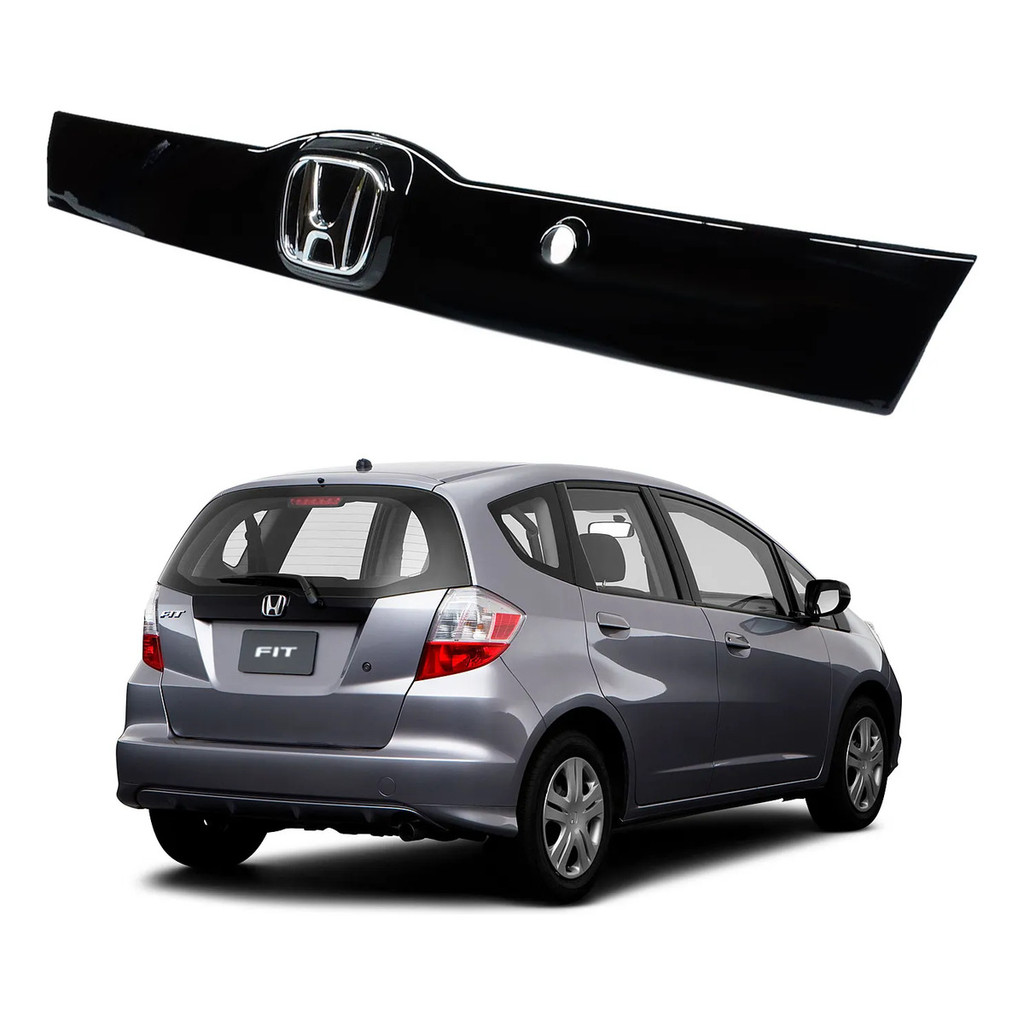 Moldura Friso Tampa Porta Mala Honda Fit 2011 2012 2013 2014