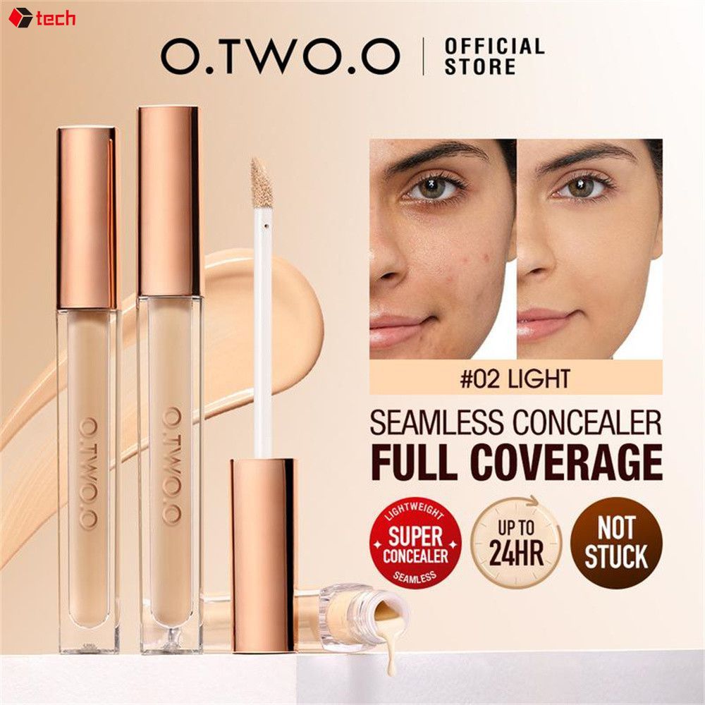 Corretivo de longa duração O.TWO.O. Maquiagem natural para beleza e cuidados com a saúde. Uniformiza o tom da pele