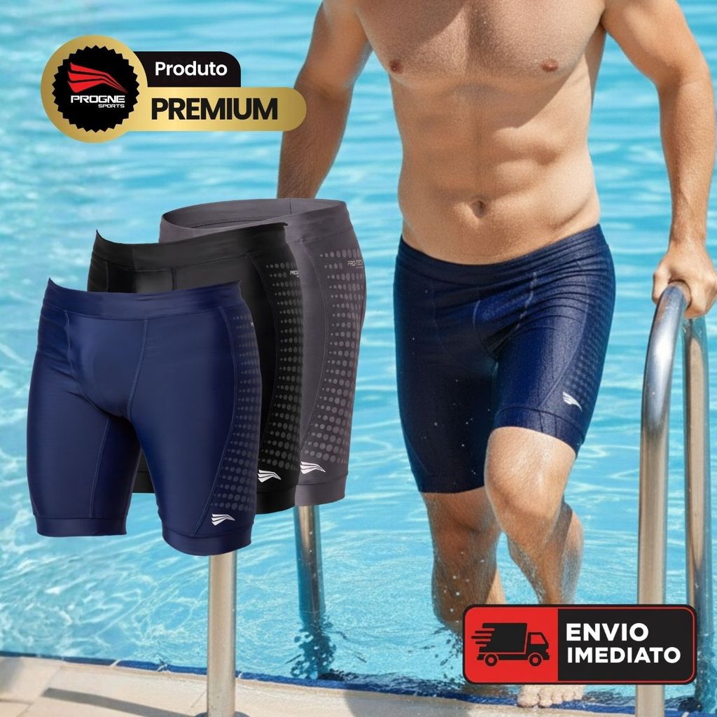 BERMUDA NATAÇÃO MASCULINA ADULTO EXTRALIFE - TREINOS E ESPORTES AQUATICOS - PROGNE SPORTS