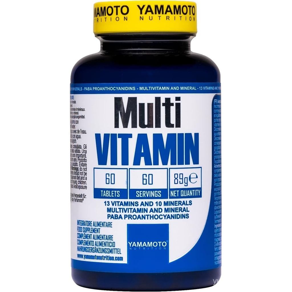 YAMAMOTO MultiVitamin 60 Comprimidos é um suplemento alimentar que contém uma variedade de vitaminas e minerais, oferec