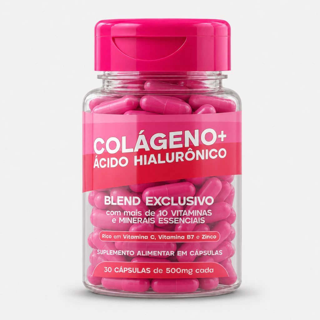 Colágeno Verisol + Ácido Hialurônico - Vitamina capilar -   Pele Cabelos Unhas — imagem 1