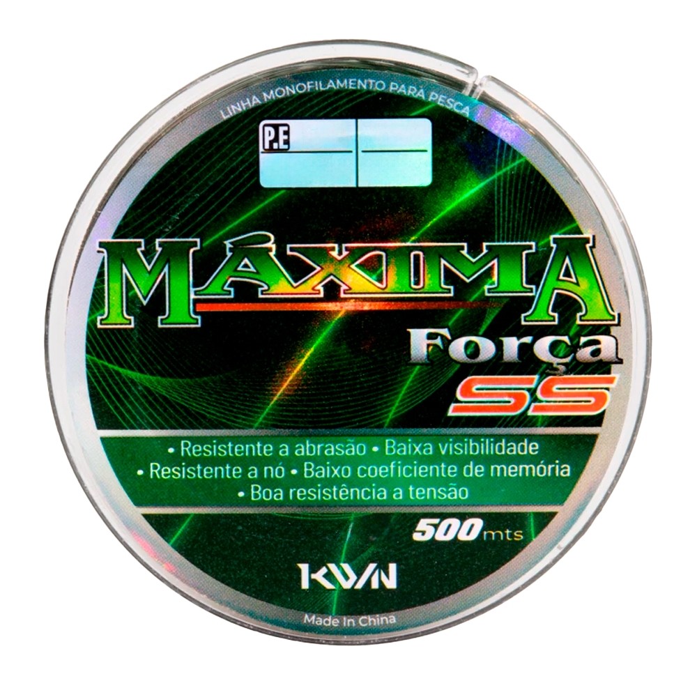Linha Maxima Força SS Cinza 500mt - KWN