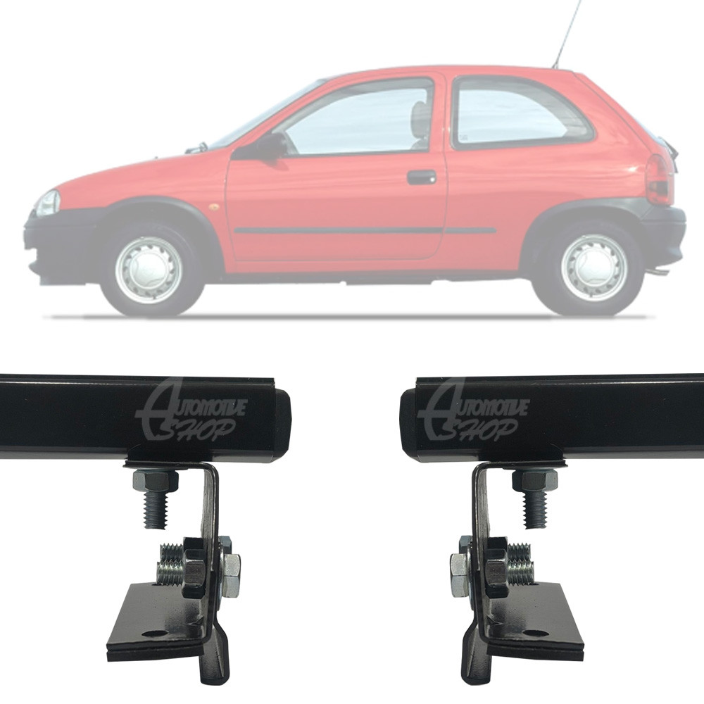 Rack de Teto Universal ONE Friso Preto GM Corsa Wind 2 porta