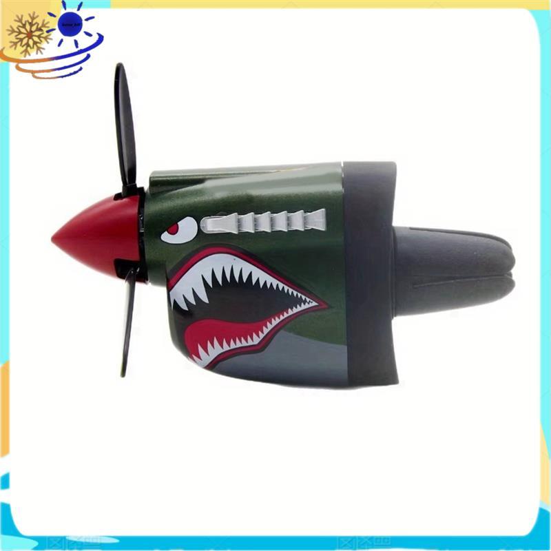 [Le's Shop] Ambientador Com Hélice Giratória , Decoração De Ventilação De Carro De Avião , Adequado Para Clipes Ar Horiz