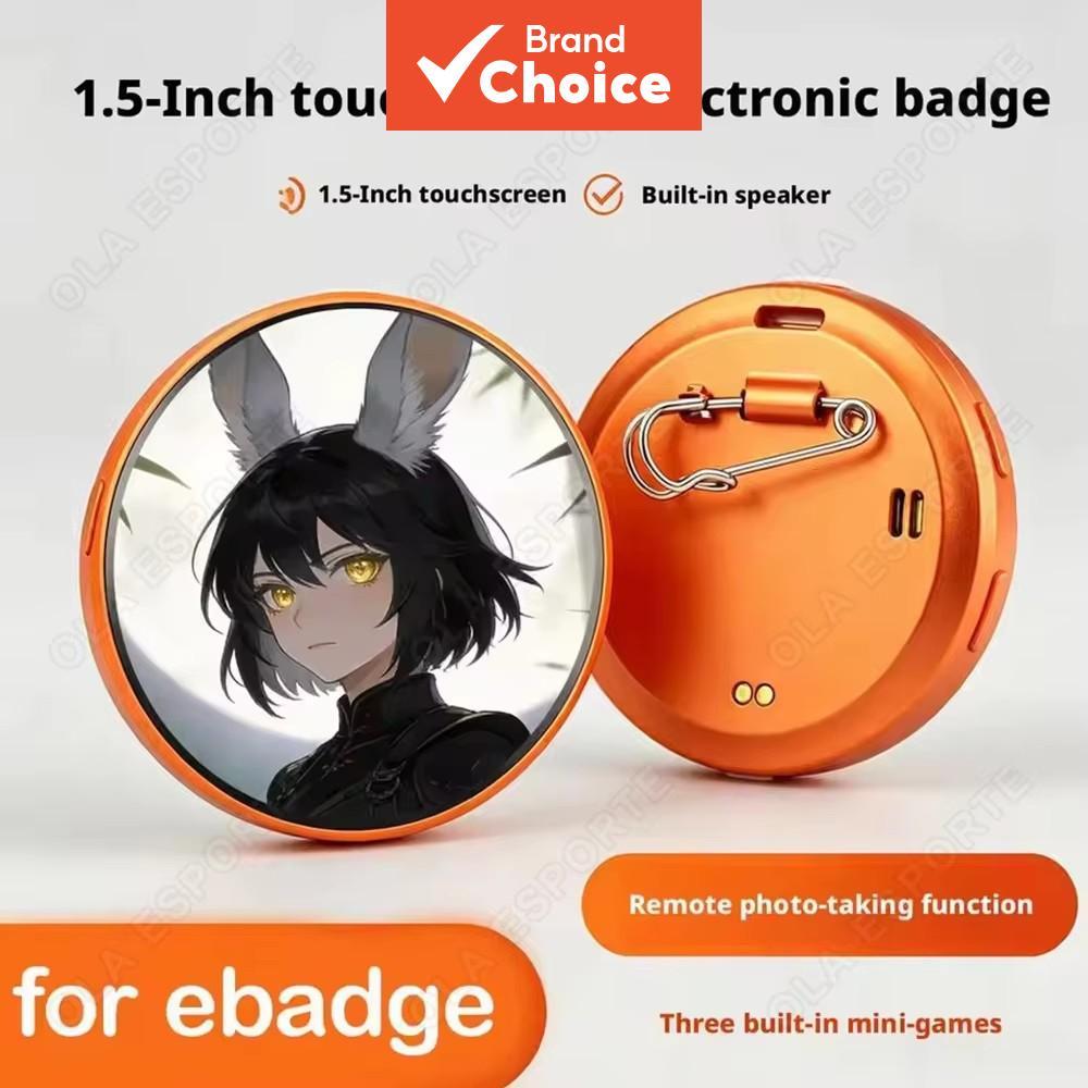 E-Emblema Atualizado Com Som Inteligente Bluetooth Anime Digital Mercadoria Eletrônica Pino Display Dinâmico