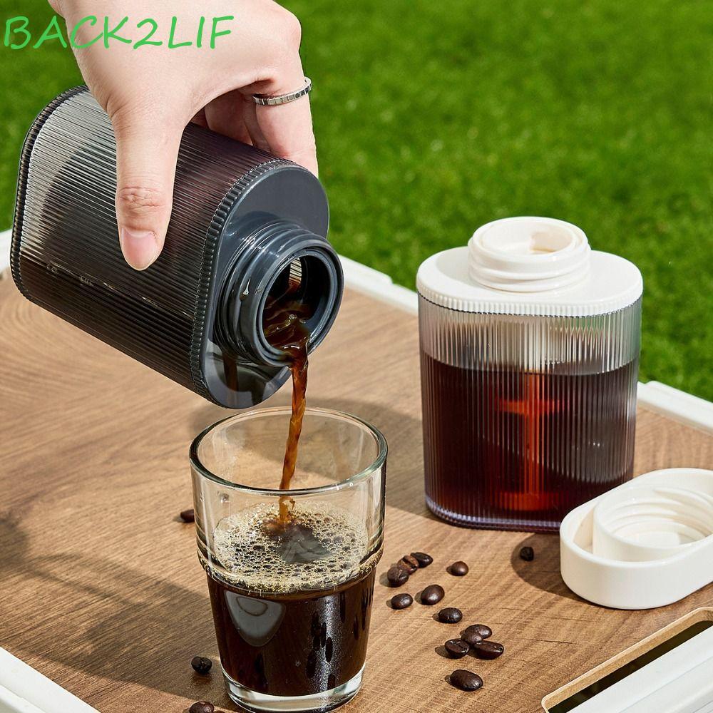 Cafeteira De Fermentação Fria De Bolso BACK2LIF , Com Tampa Selada De 300 ML Filtro De Garrafa
