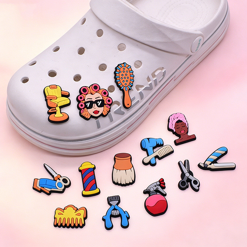  Acessórios Para Amuletos De Sapatos De PVC Ferramentas De Estilo De Cabelo Vintage Decoração Fivelas Da Moda Sandál