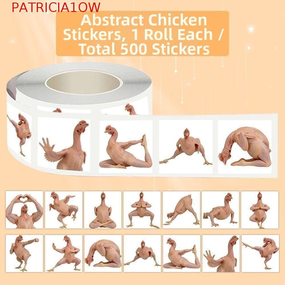 PATRICIA1OW 2000 Pçs/set Rolo Adesivos , De Vedação De Estilo Curioso Decorativos , Design Abstrato