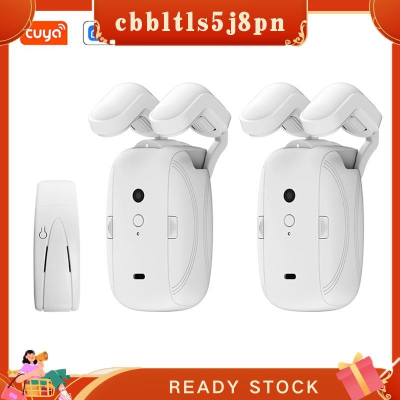 cbbltls5j8pn Cortinas WiFi Inteligentes Dual TUYA Robô Haste Romana Track Abridor De Cortina Automático Controle Remoto 