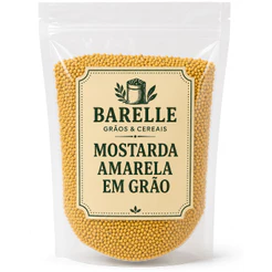 Mostarda Amarela Semente em grão Premium 1kg