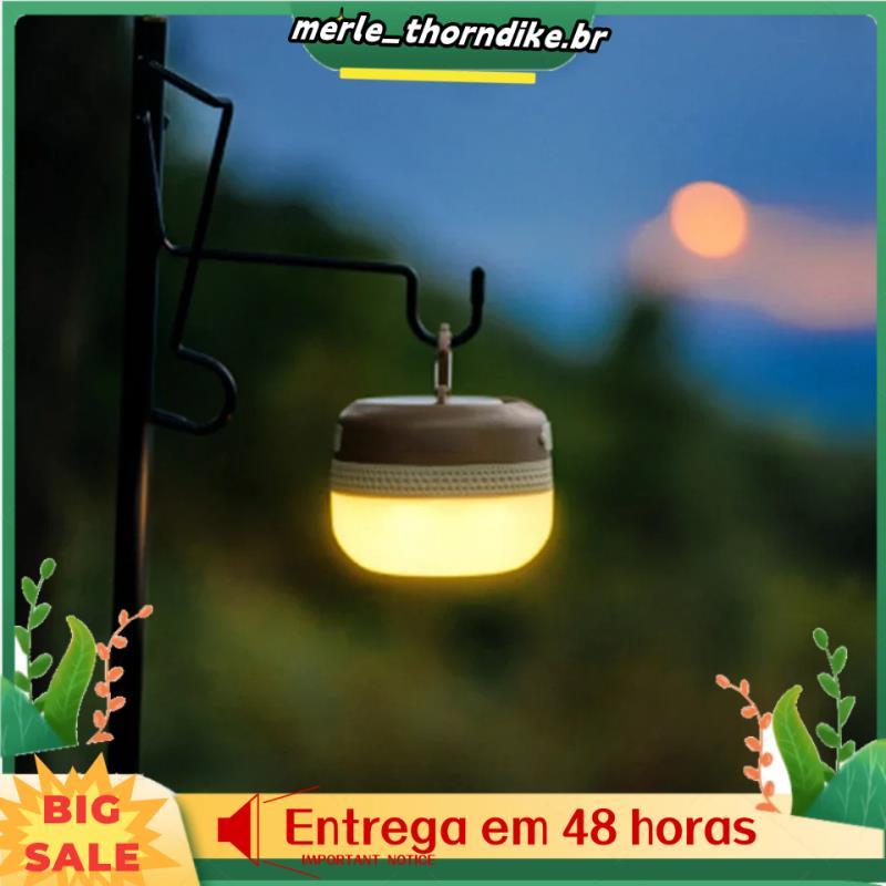 Lanterna De Acampamento Portátil Luz Para Barraca Ao Ar Livre 5 Modos De Iluminação Lâmpada De Emergência Casa Luzes